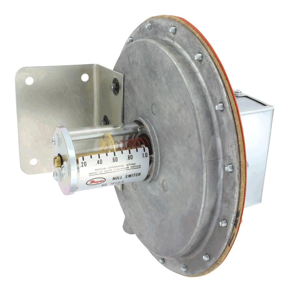 Dwyer 1640-10 Pressure Switch, 12Inch-H2O, 1/8 Fnpt