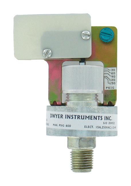 Dwyer A1Ps-34 Economical Pressure Switch,set Point Ra