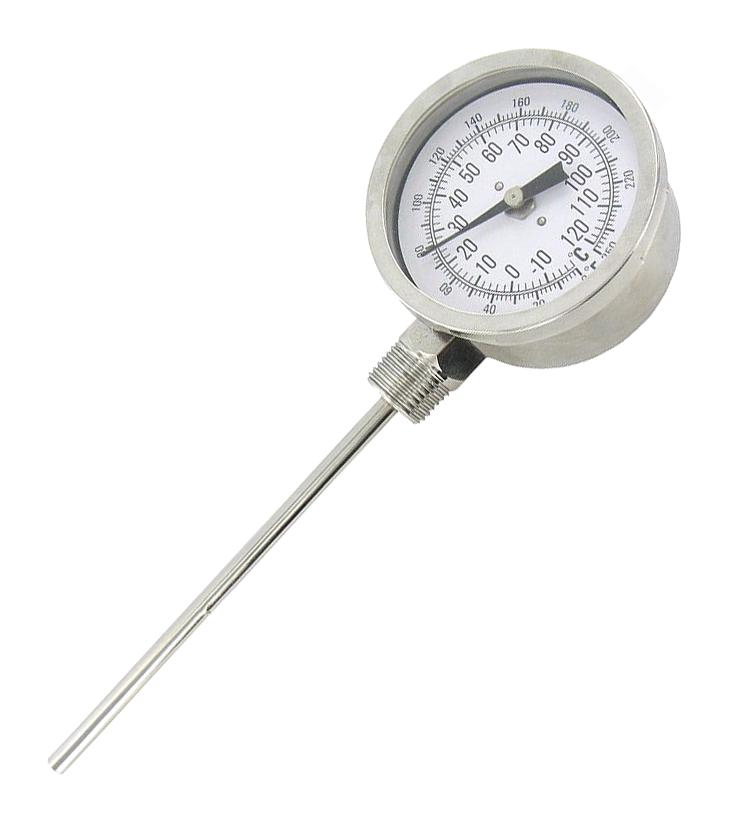 Dwyer Btlr360101 Bimetal Thermometer, 0 To 200Deg F