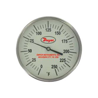 Dwyer Gbtb525161 Bimetal Thermometer, 0 To 500 Deg F