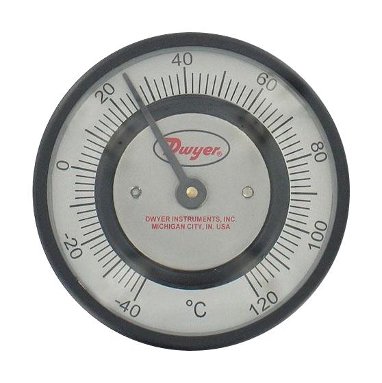 Dwyer Stc172 Bimetal Thermometer, 20 To 260 Deg C