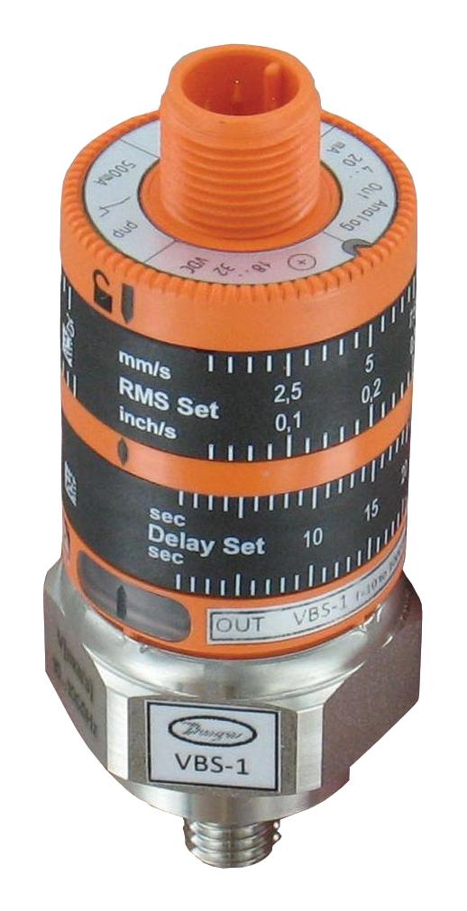 Dwyer Vbs-2 Vibration Switch, 0-50 Mms Vrms Range