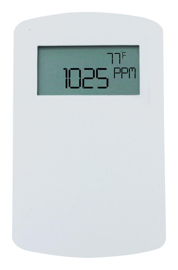 Dwyer Cdt-2N44-Lcd Co2/temp Transmitter, 2000Ppm, Ndir