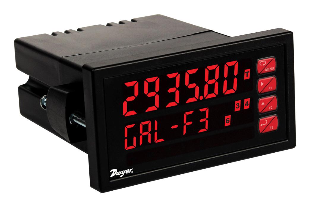 Dwyer Ppm-140 Pulse Panel Meter, 85-265 Vac, 4 Relays