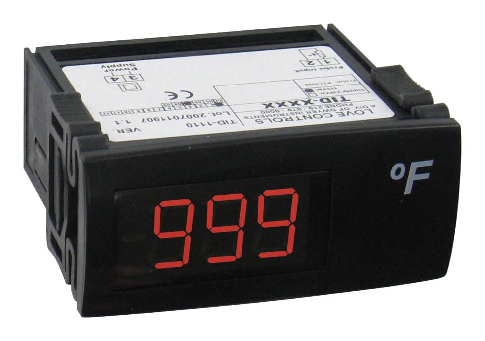 Dwyer Tid-1110 Temp/process Indicator, 3Digit, 110Vac