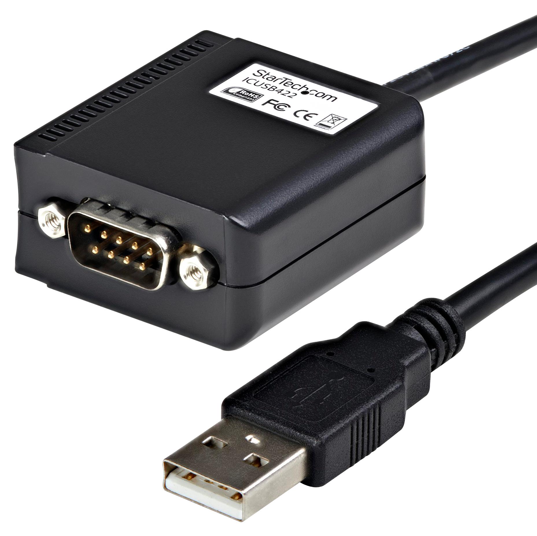 Startech Icusb422 Adapter, Rs422/rs485 Serial D-Sub To Usb