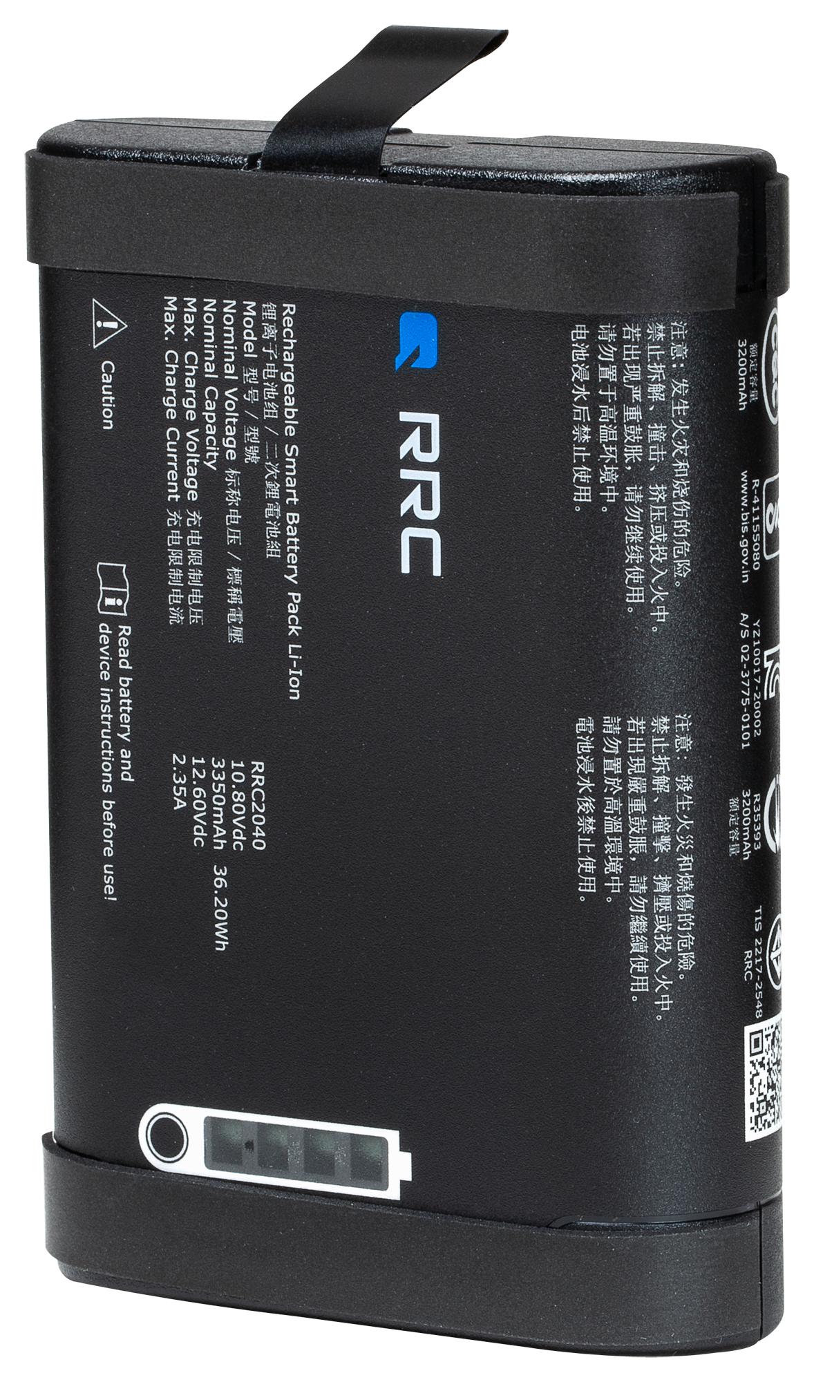 Flir Rrc2040 Rechargeable Bat, 3.35Ah, Li-Ion, 10.8V