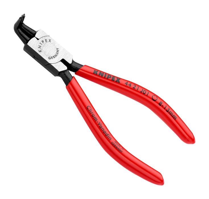 Knipex 44 21 J01 Circlip Plier, Intrnl Bent 90Deg, 130Mm