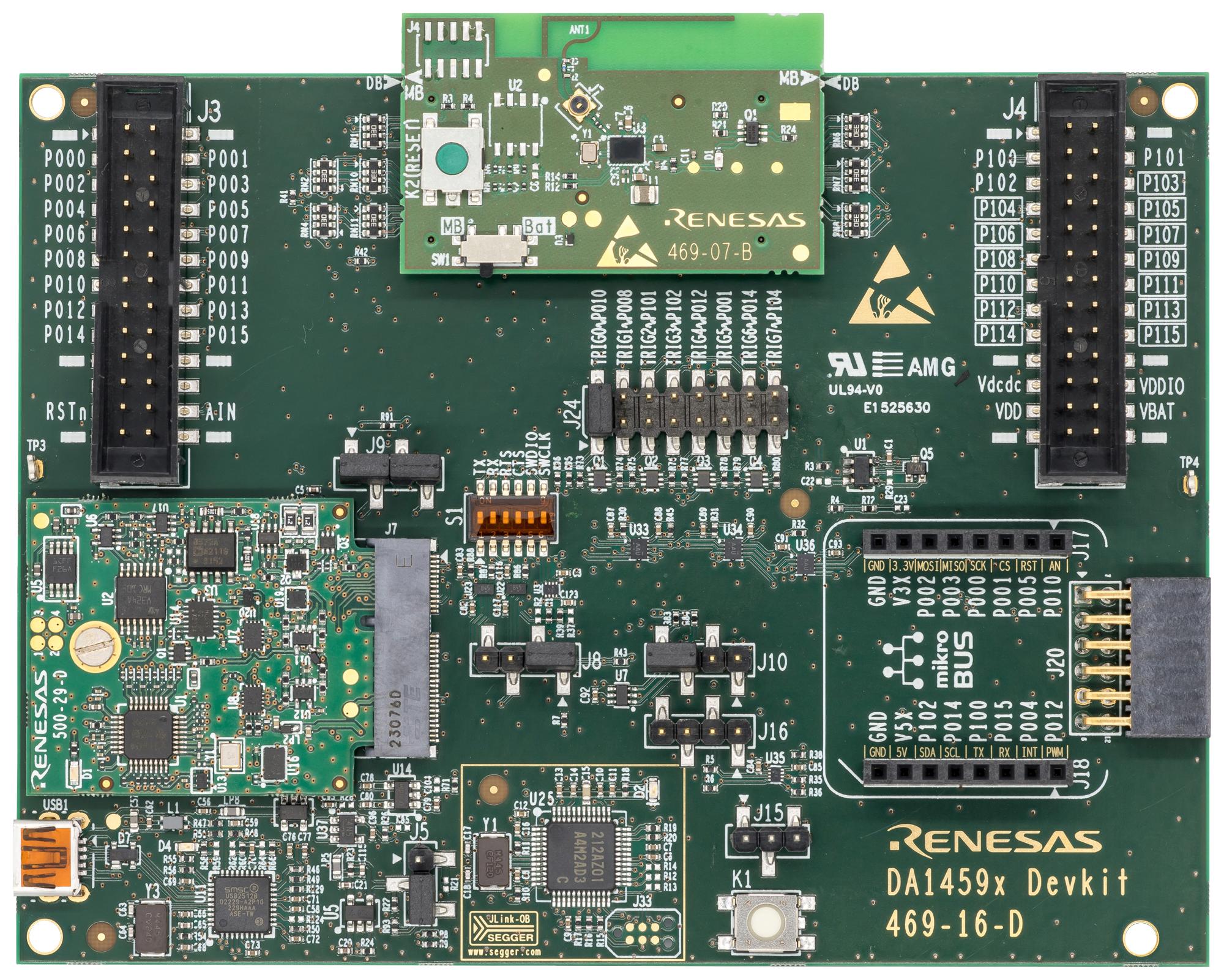 Renesas Da14592-016Fdevkt-P Dev Kit Pro, Bluetooth Low Energy, Soc