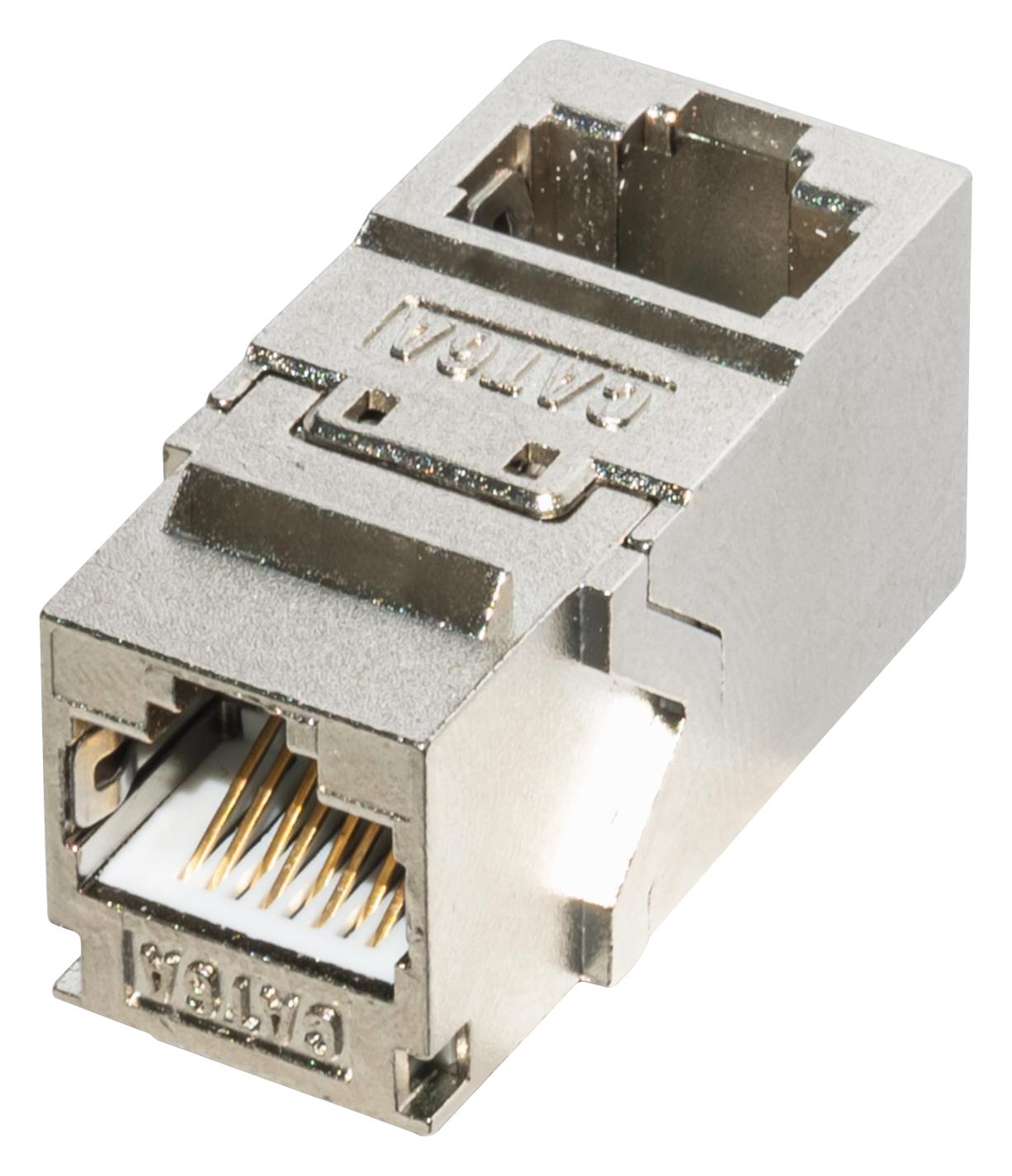 Tuk Sgack902S Mod Coupler, St-Ra Rj45 Shld Jack, Cat6A