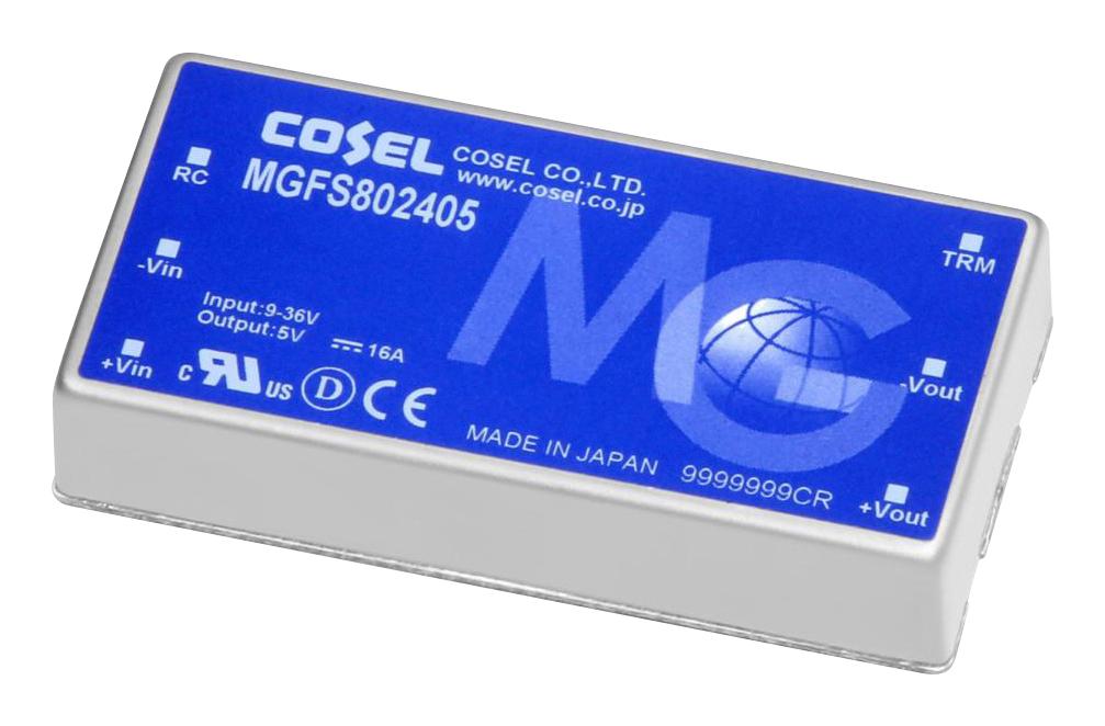 Cosel Mgfs804812 Dc-Dc Converter, 12V, 6.7A