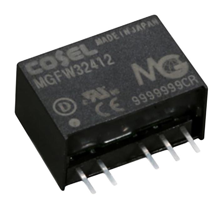 Cosel Mgfw32412 Dc-Dc Converter, 12V/-12V, 0.13A