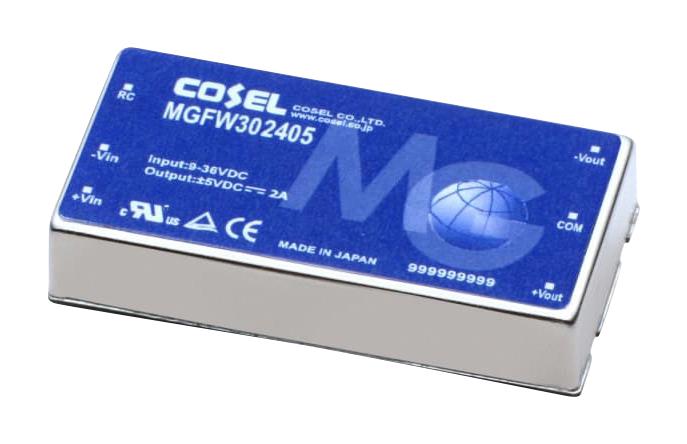 Cosel Mgfw302405 Dc-Dc Converter, 5V/-5V, 2A