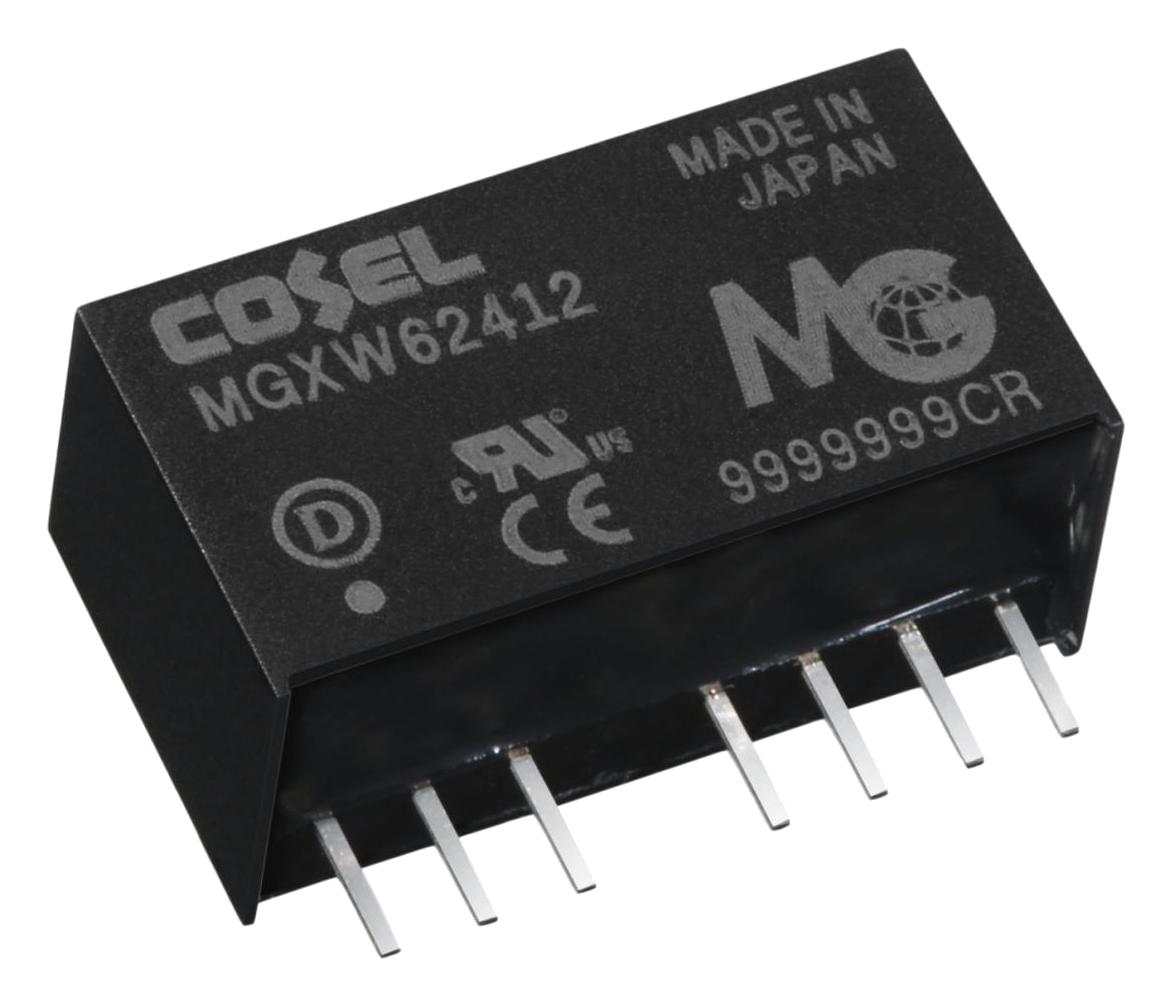 Cosel Mgxw62412 Dc-Dc Converter, 12V/-12V, 0.25A