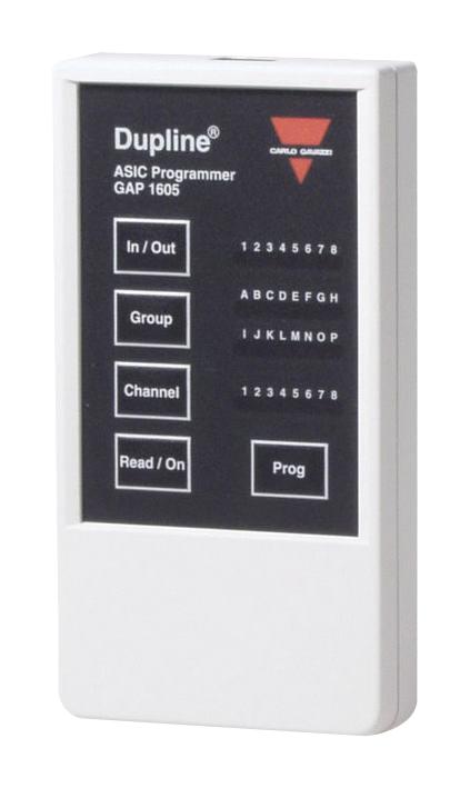 Carlo Gavazzi Gap1605. Programming Unit, 8 I/p, 8O/p, 9V, Ip40