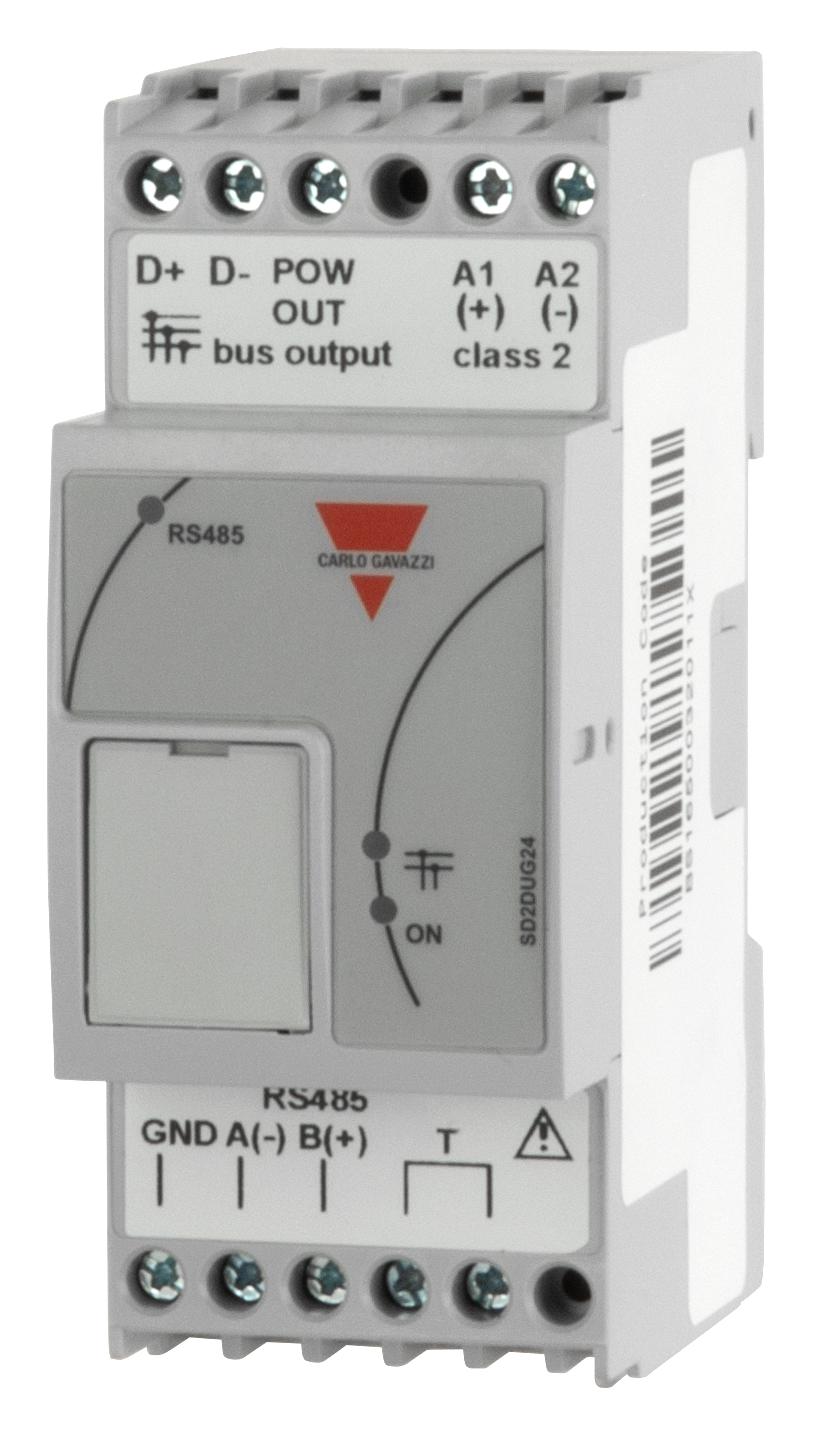 Carlo Gavazzi Sd2Dug24. Bus Generator, 0.13A, 6.5W, Rs485