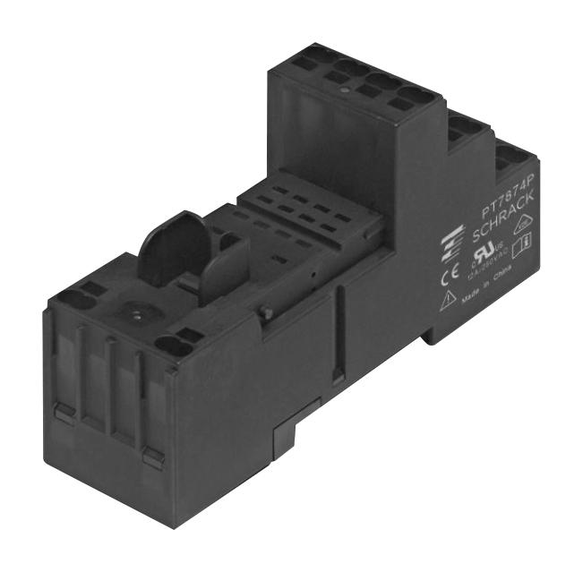 Te Connectivity / Partner Stock 1860000-1 Relay Socket, 14Pos, Dinrail, Clamp