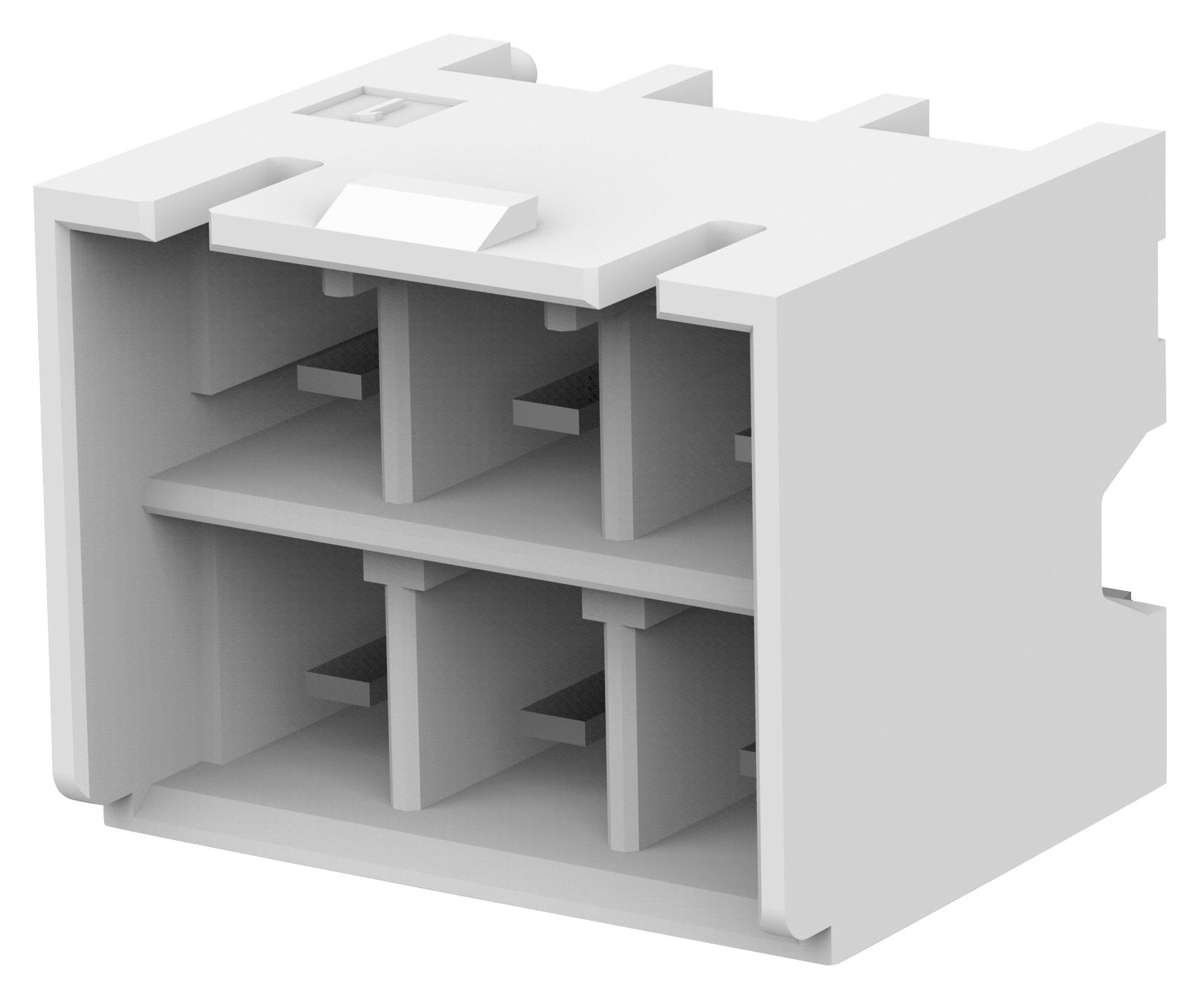 Te Connectivity / Partner Stock 1376387-1 Conn, Header, 6Pos, 2Row, 5Mm, Th