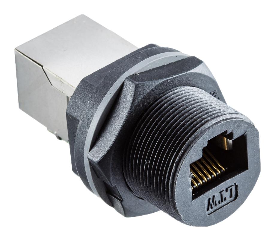 Amphenol Ltw Rcp-5Spffh-Scm7001 Sealed Connector, Rj45, Rcpt, 8P, Panel