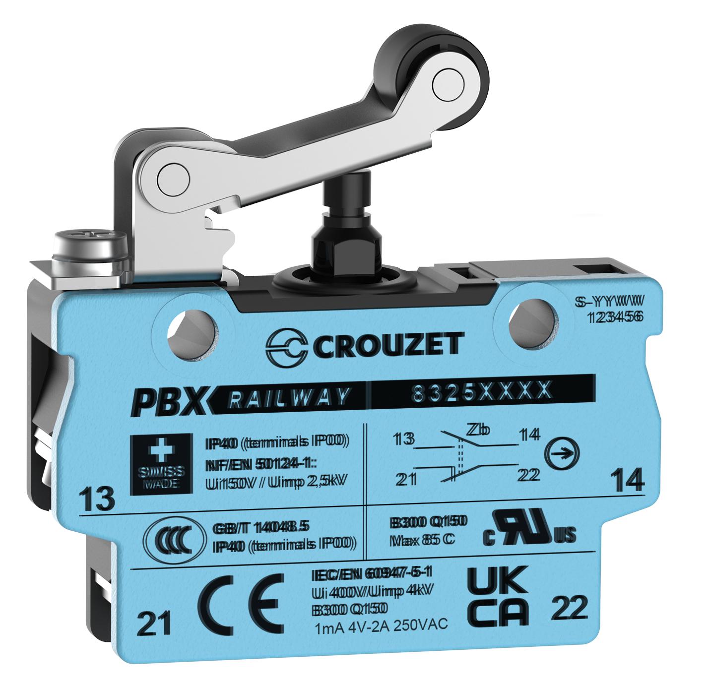 Crouzet 83250023 Microswitch, Spdt, 2A, 250Vac, 2.4N