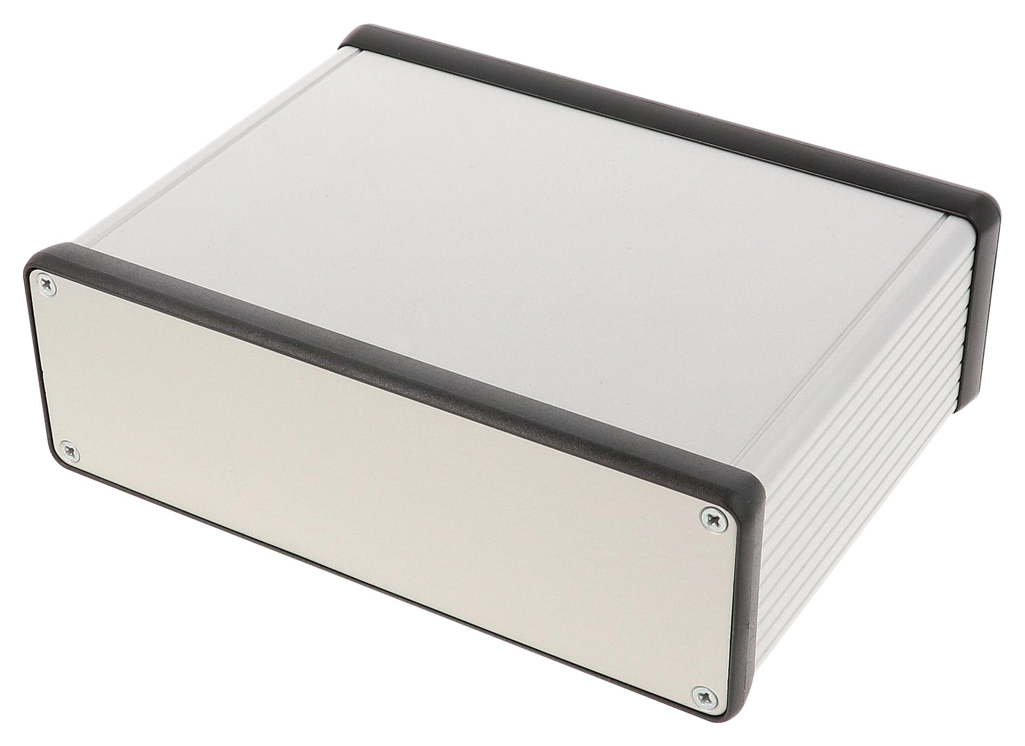 Hammond 1455T1201 Enclosure, Pcb Box, Aluminium, Clear