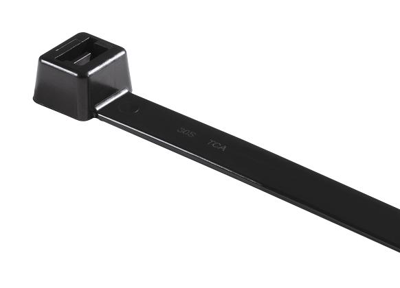 Hellermanntyton Lk2A.hb3P Cable Tie, Std, Blk, Pa66Hs, 73Mm, 225N