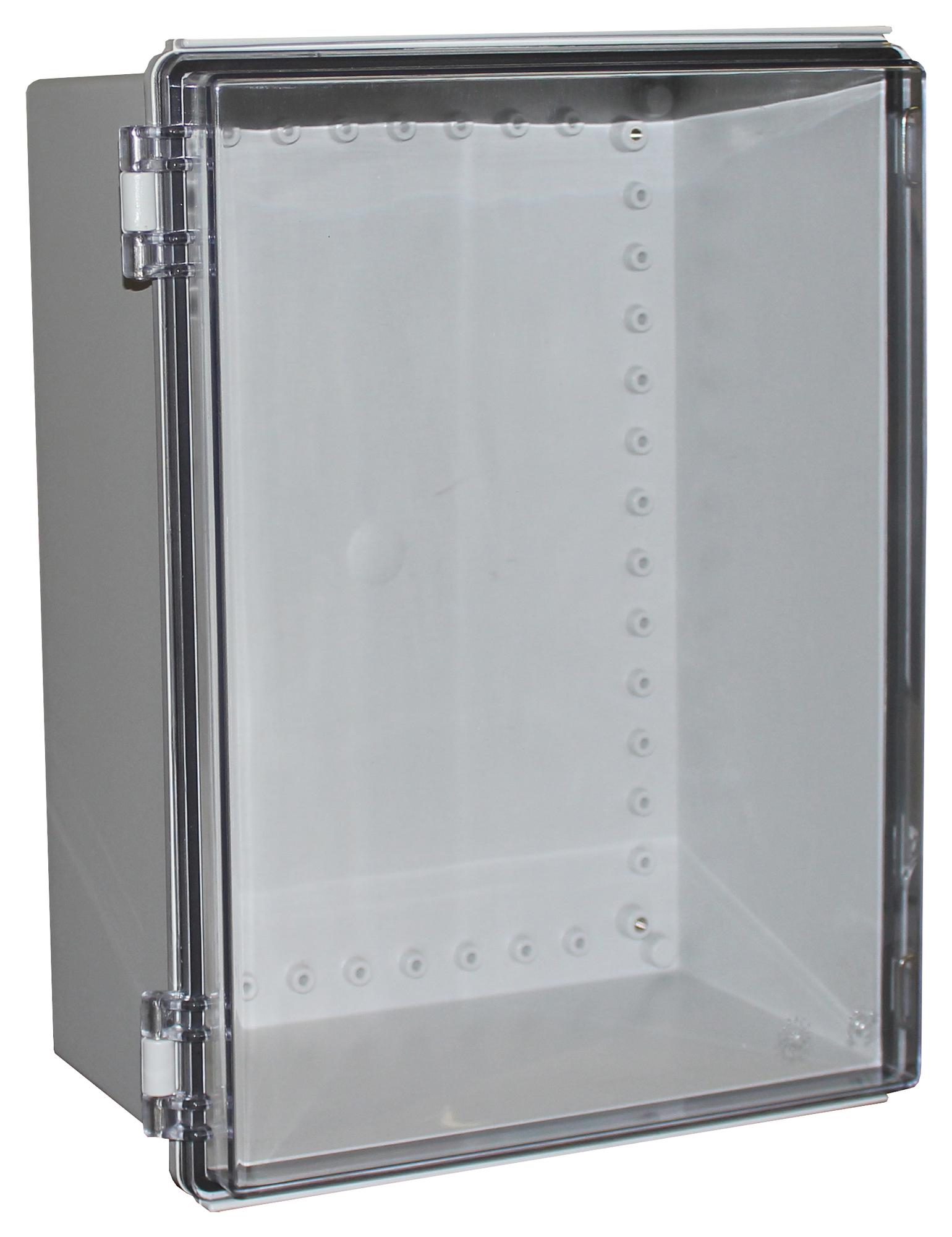 Camdenboss Chdx8-333C Enclosure, Heavy Duty, Abs, Grey/clear