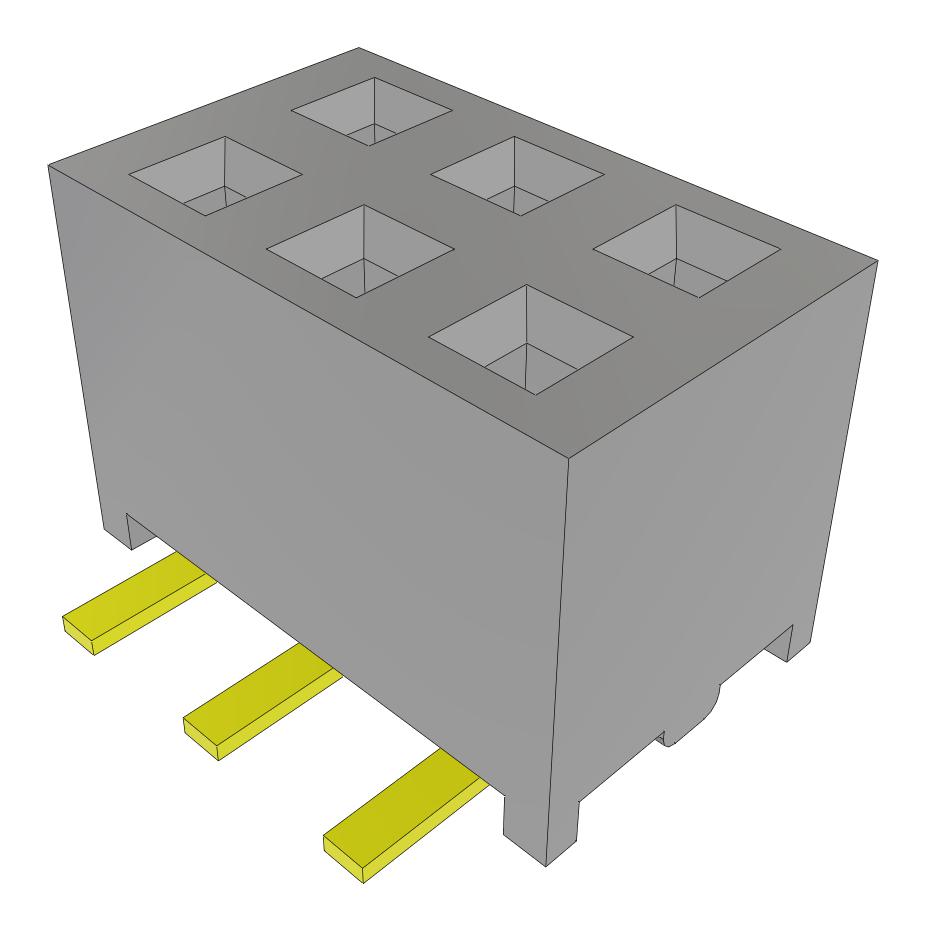 Samtec Mms-103-02-F-Dv-Fr Pc Board Connectors