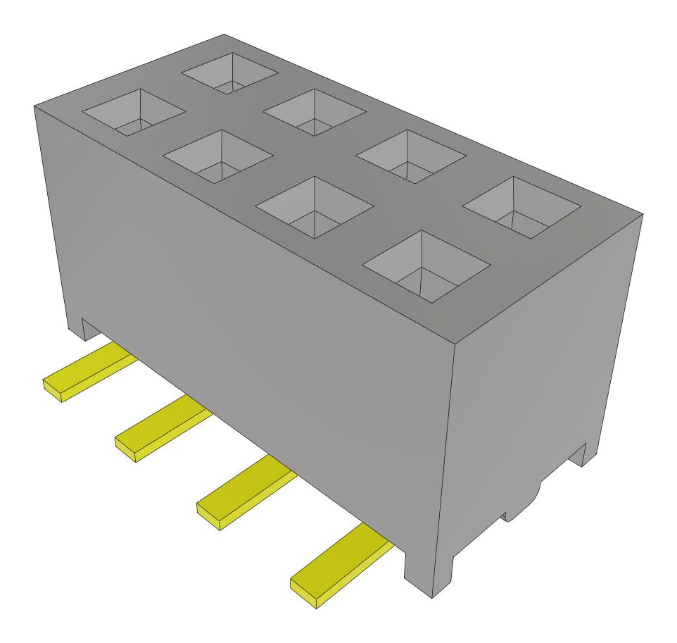 Samtec Mms-104-02-F-Dv-Fr Pc Board Connectors