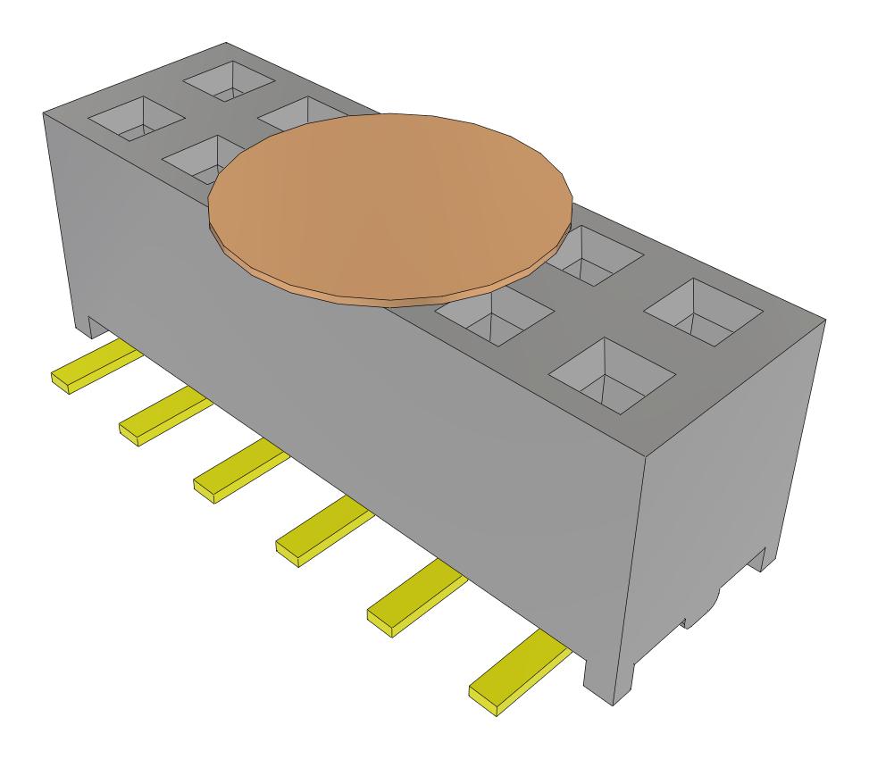 Samtec Mms-106-02-F-Dv-K-Fr Pc Board Connectors