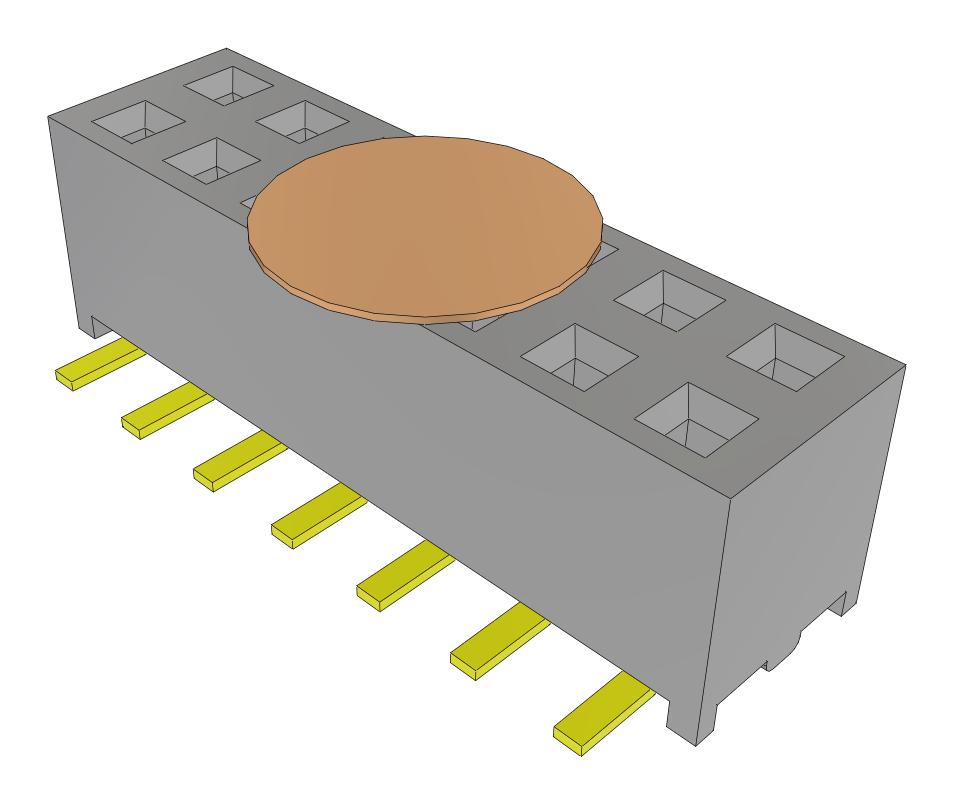 Samtec Mms-107-02-L-Dv-A-K-Fr Pc Board Connectors