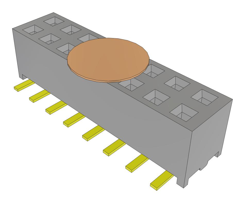 Samtec Mms-108-02-F-Dv-K-Fr Pc Board Connectors