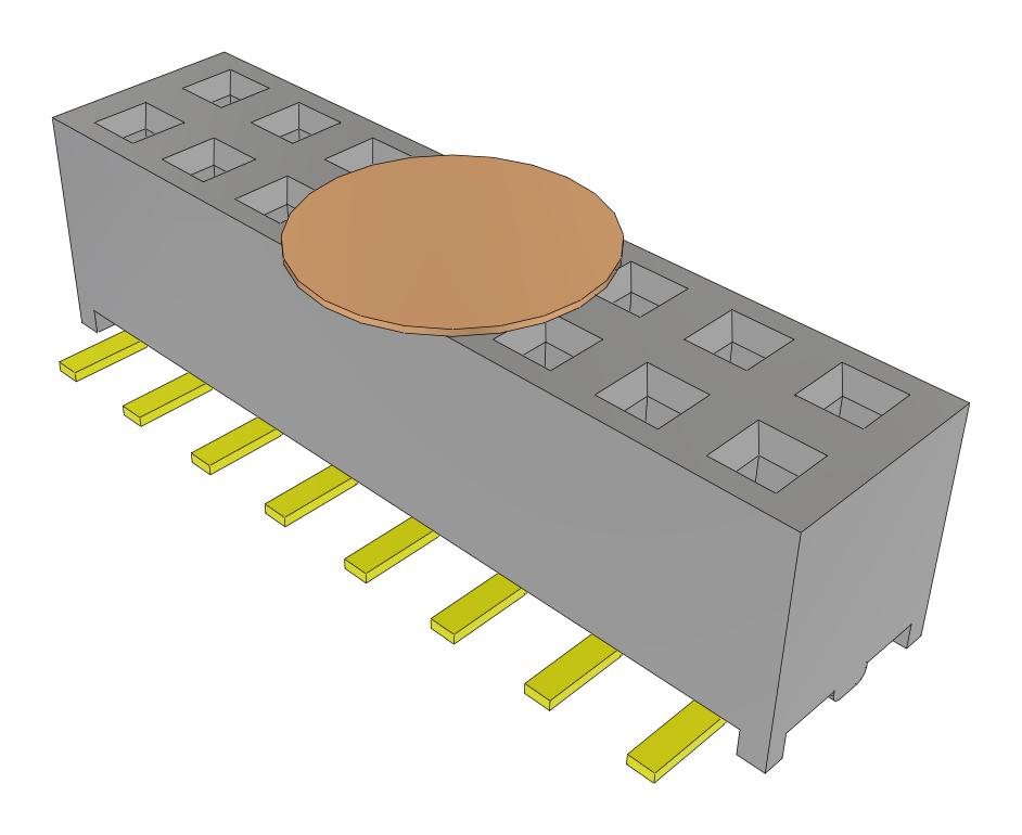 Samtec Mms-108-02-L-Dv-Lc-K-Fr Pc Board Connectors