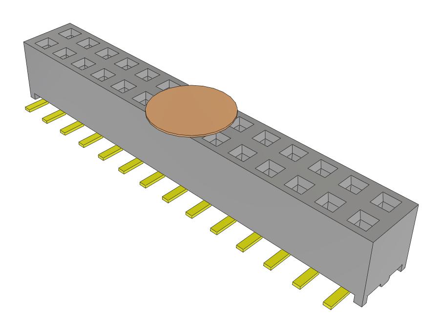 Samtec Mms-114-02-L-Dv-K-Fr Pc Board Connectors