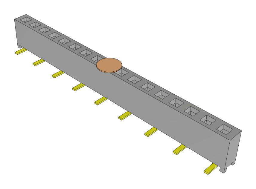 Samtec Mms-117-02-L-Sv-K-Fr Pc Board Connectors