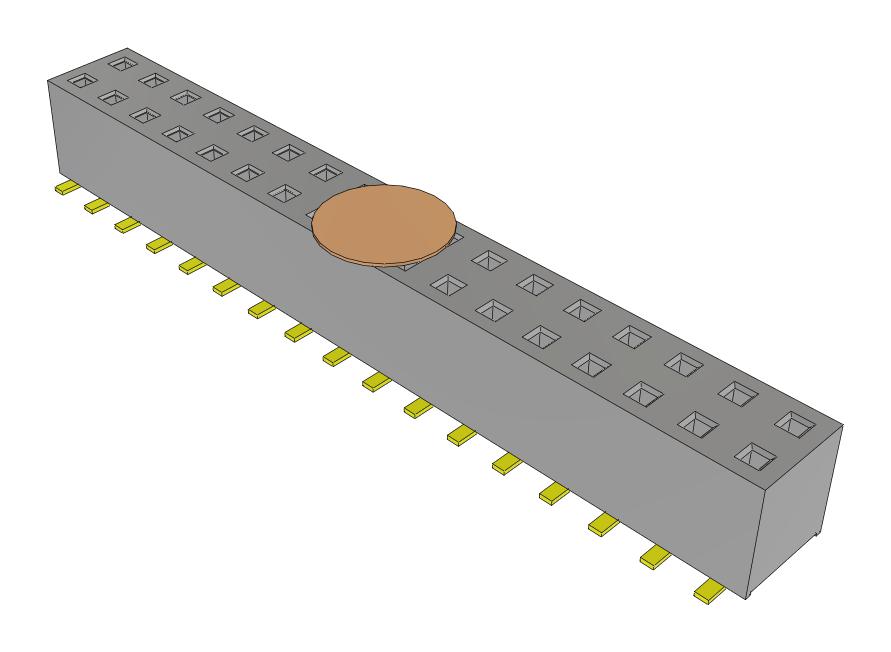 Samtec Tle-117-01-G-Dv-A-K-Fr Pc Board Connectors