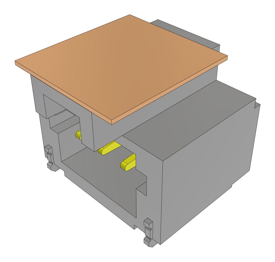 Samtec T1M-03-F-Sh-L-K-Fr Pin Headers Pc Board Connectors