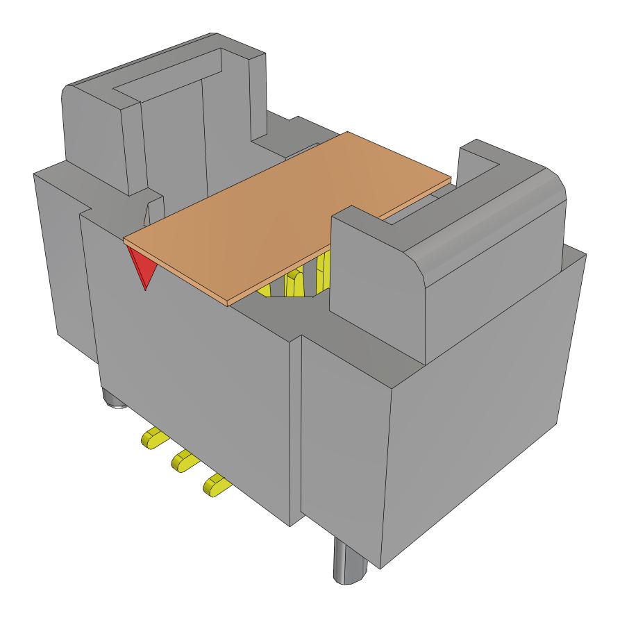 Samtec T1M-03-Gf-Dv-K-Fr Pin Headers Pc Board Connectors