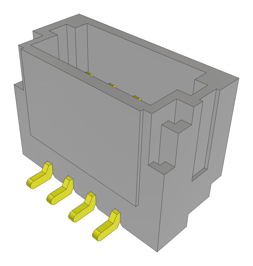 Samtec T1M-04-Gf-S-V-Fr Pin Headers Pc Board Connectors