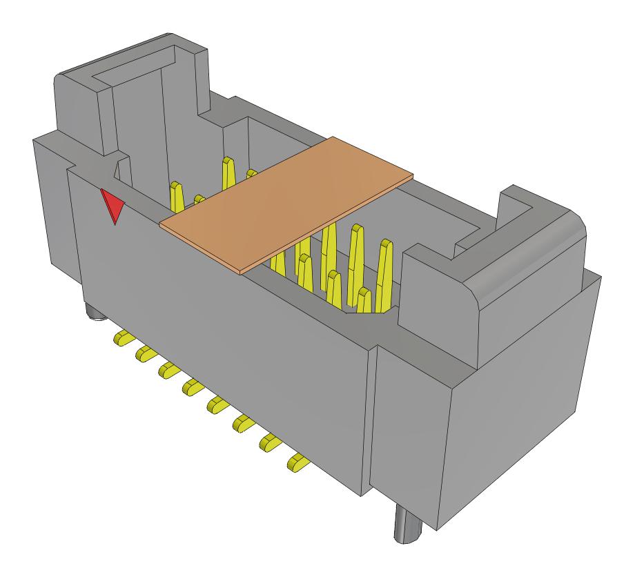 Samtec T1M-08-Gf-Dv-K-Fr Pin Headers Pc Board Connectors