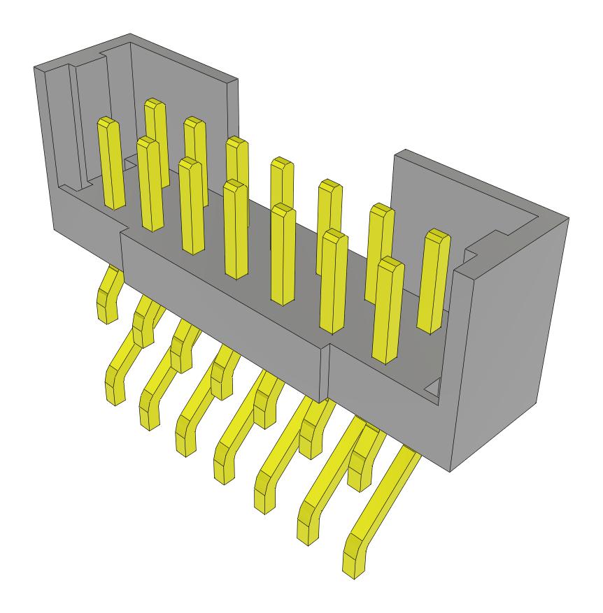 Samtec Tsh-107-01-L-Dh-Fr Pin Headers Pc Board Connectors