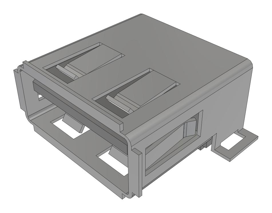 Samtec Usb-A-S-F-B-Sm2-R-Fr Usb Connectors