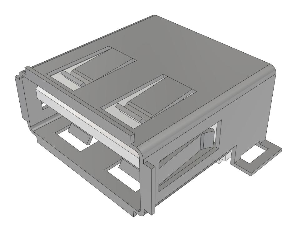 Samtec Usb-A-S-F-W-Sm2-Fr Usb Connectors