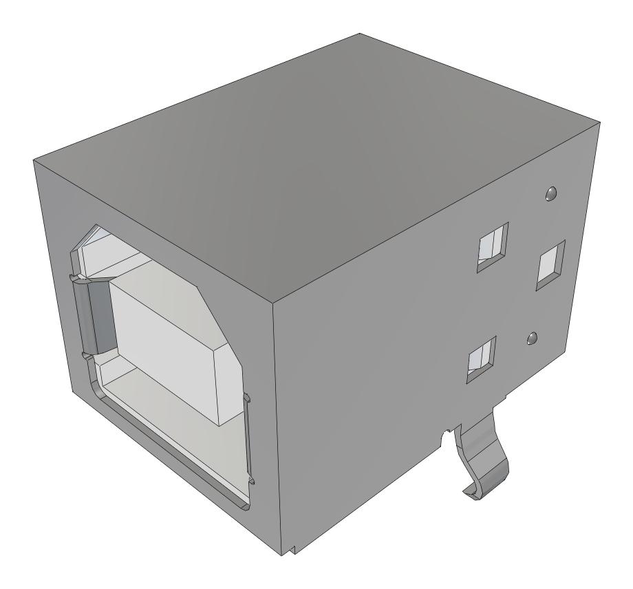 Samtec Usb-B-S-F-W-Th-Fr Usb Connectors