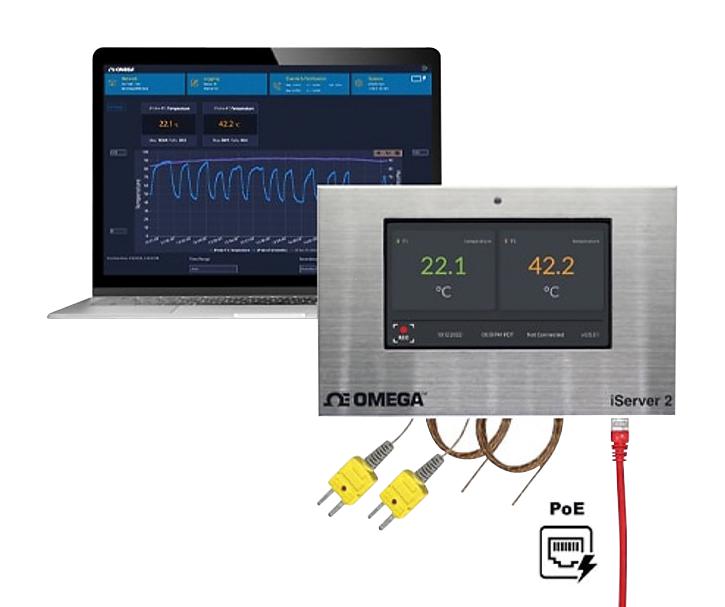 Omega Is2-Thb-Dtc Virtual Chart Recorder & Web Server, Lcd