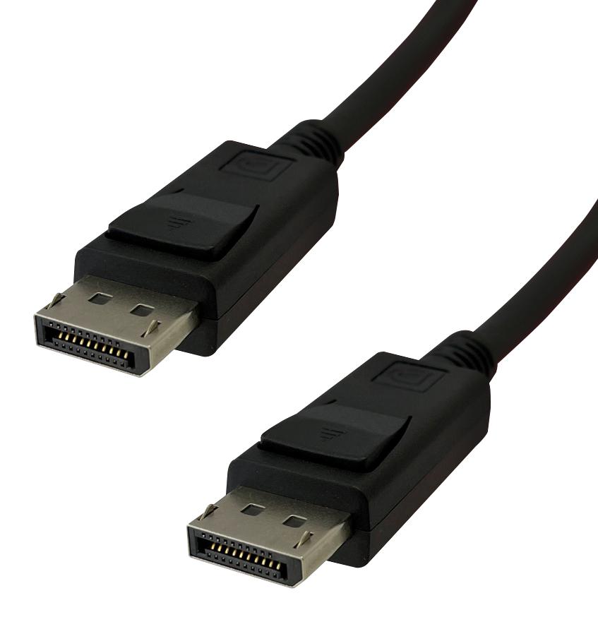 Videk 2409T-1 Cable Assy, Displayport Plug-Plug, 1M