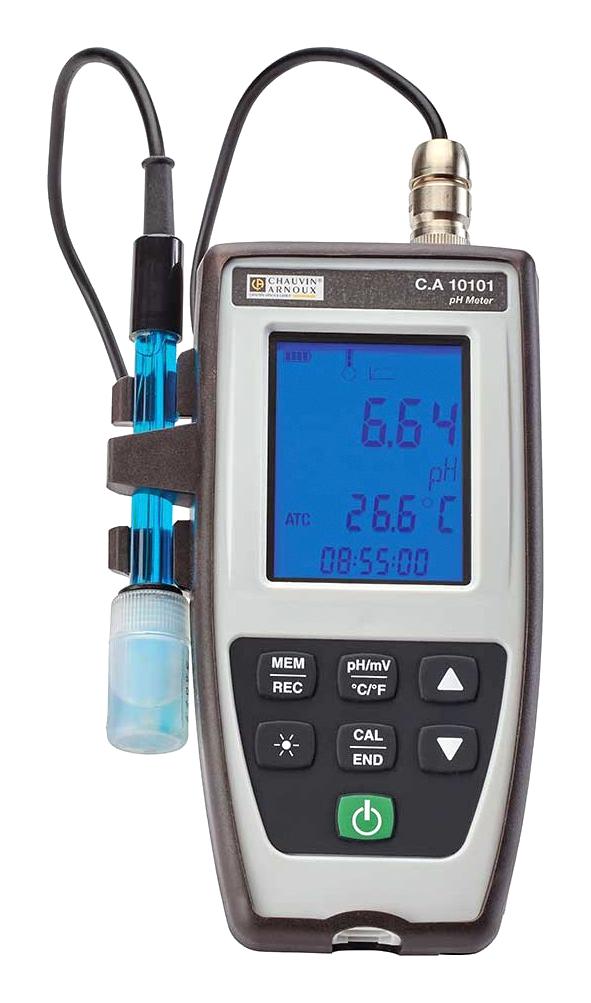 Chauvin Arnoux Ca10101 Waterproof Ph Meter, -2 To 16Ph, 0.01Ph