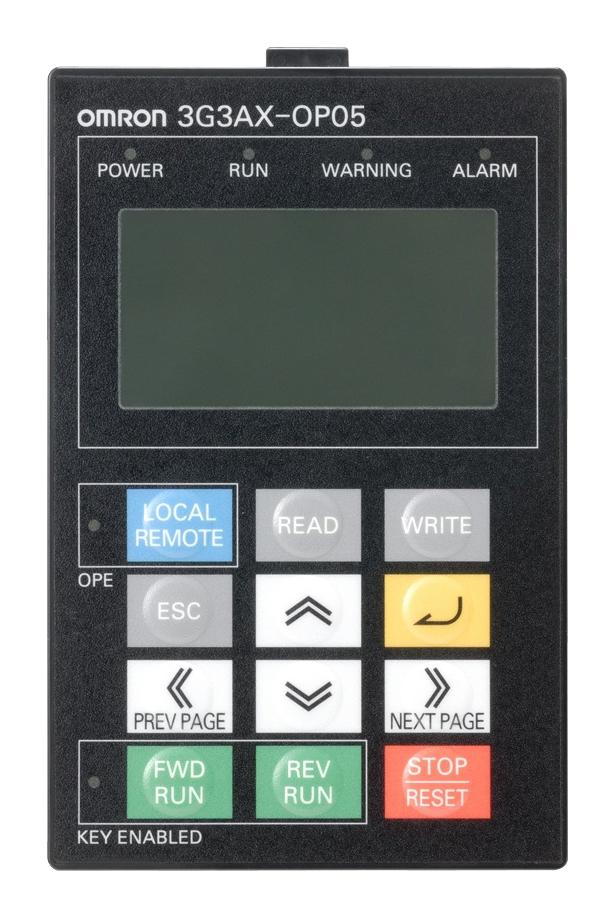 Omron Industrial Automation 3G3Ax-Op05 Remote Digital Operator, 5 Line Lcd, Vsd