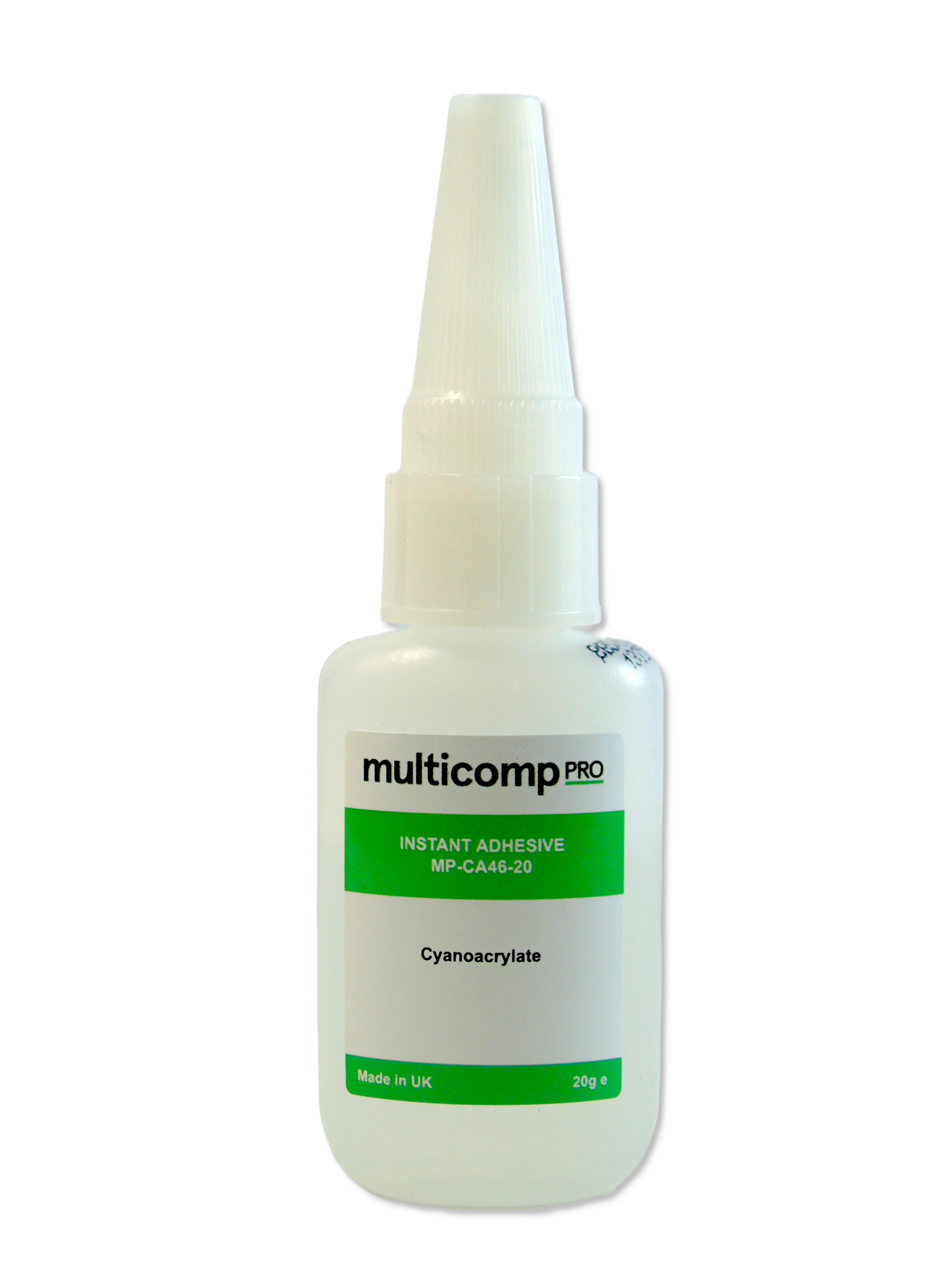 Multicomp Pro Mp-Ca46-20 Cyanoacrylate Adhesive, Clear, 20G