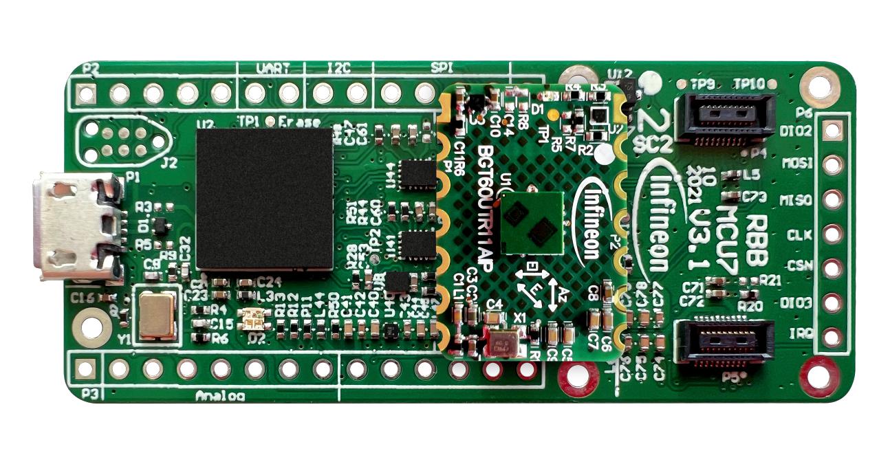 Infineon Demobgt60Utr11Aiptobo1 Demo Board, Radar Sensor